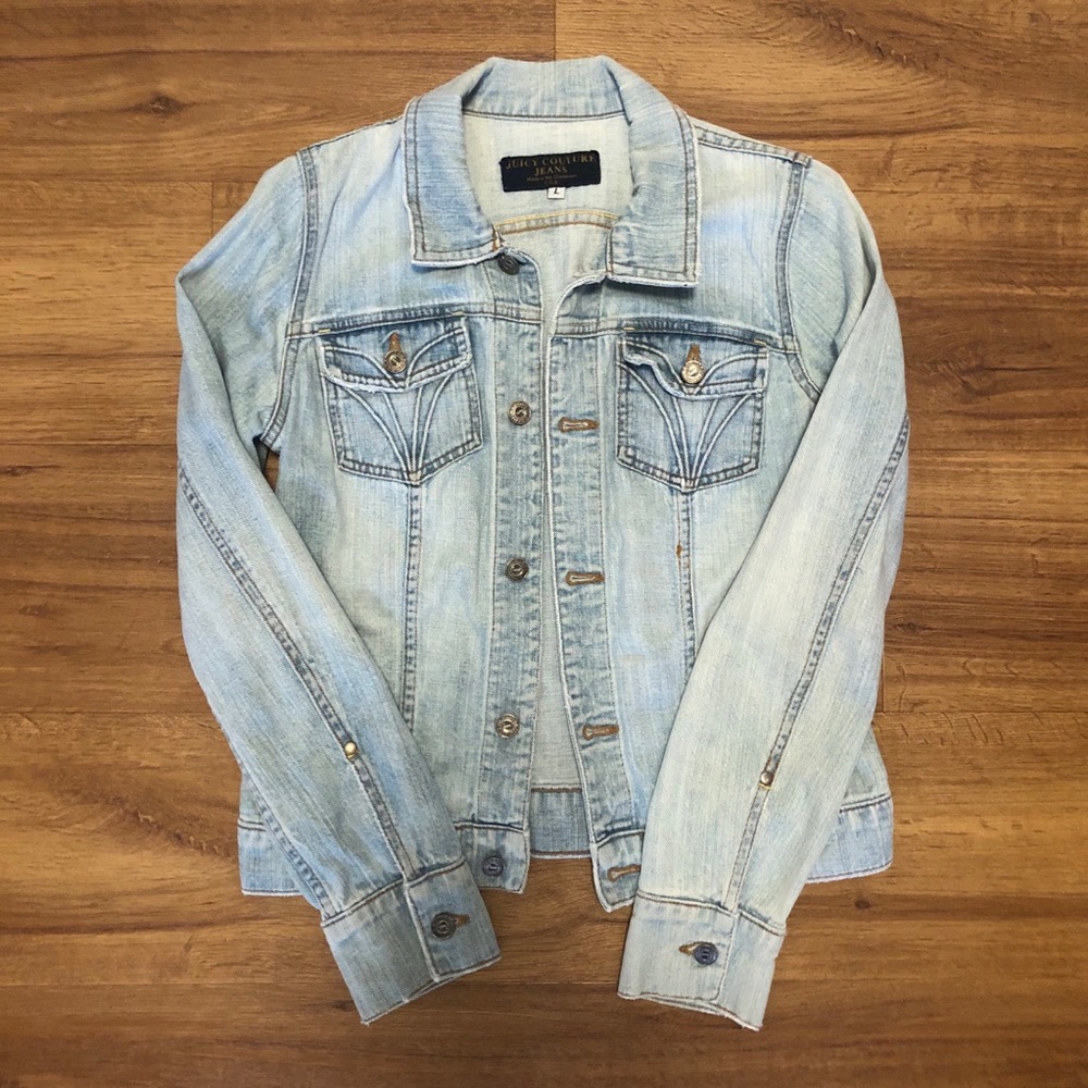 Juicy Couture Light Wash Jean Jacket